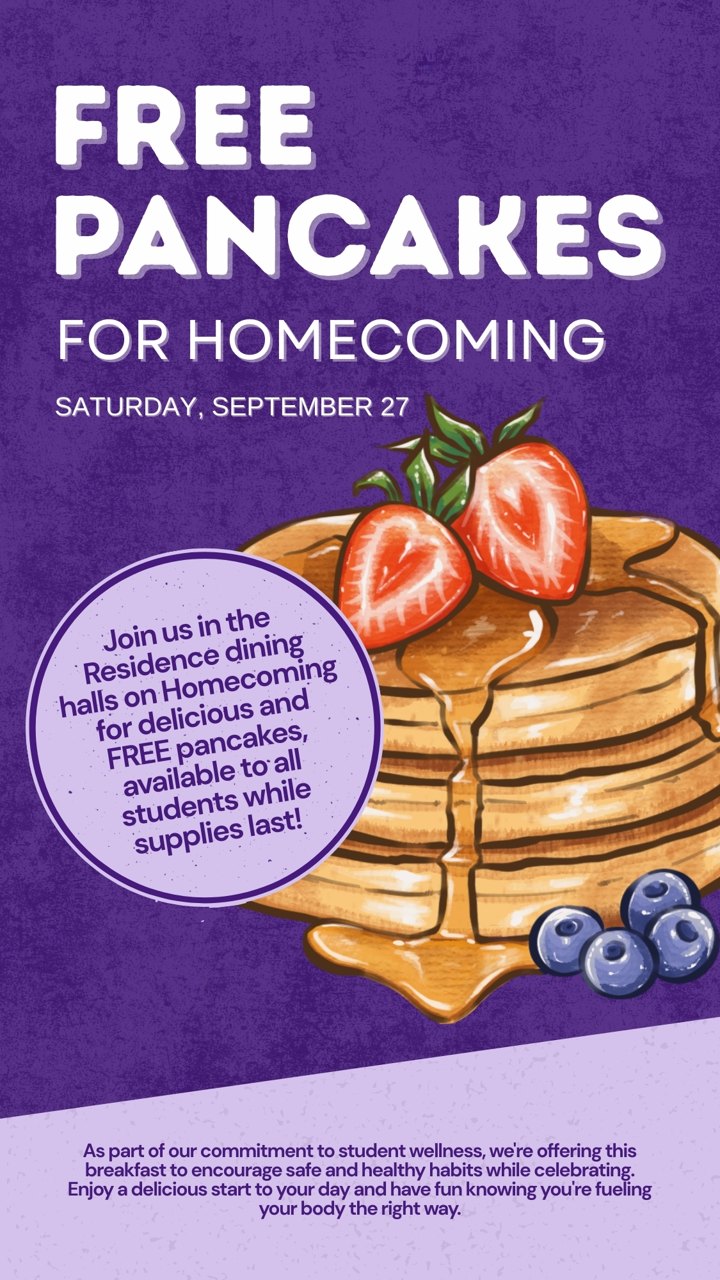 Free Pancakes for Homecoming story