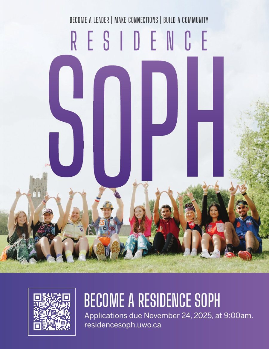Hero poster: the Residence Soph team on the lawn
